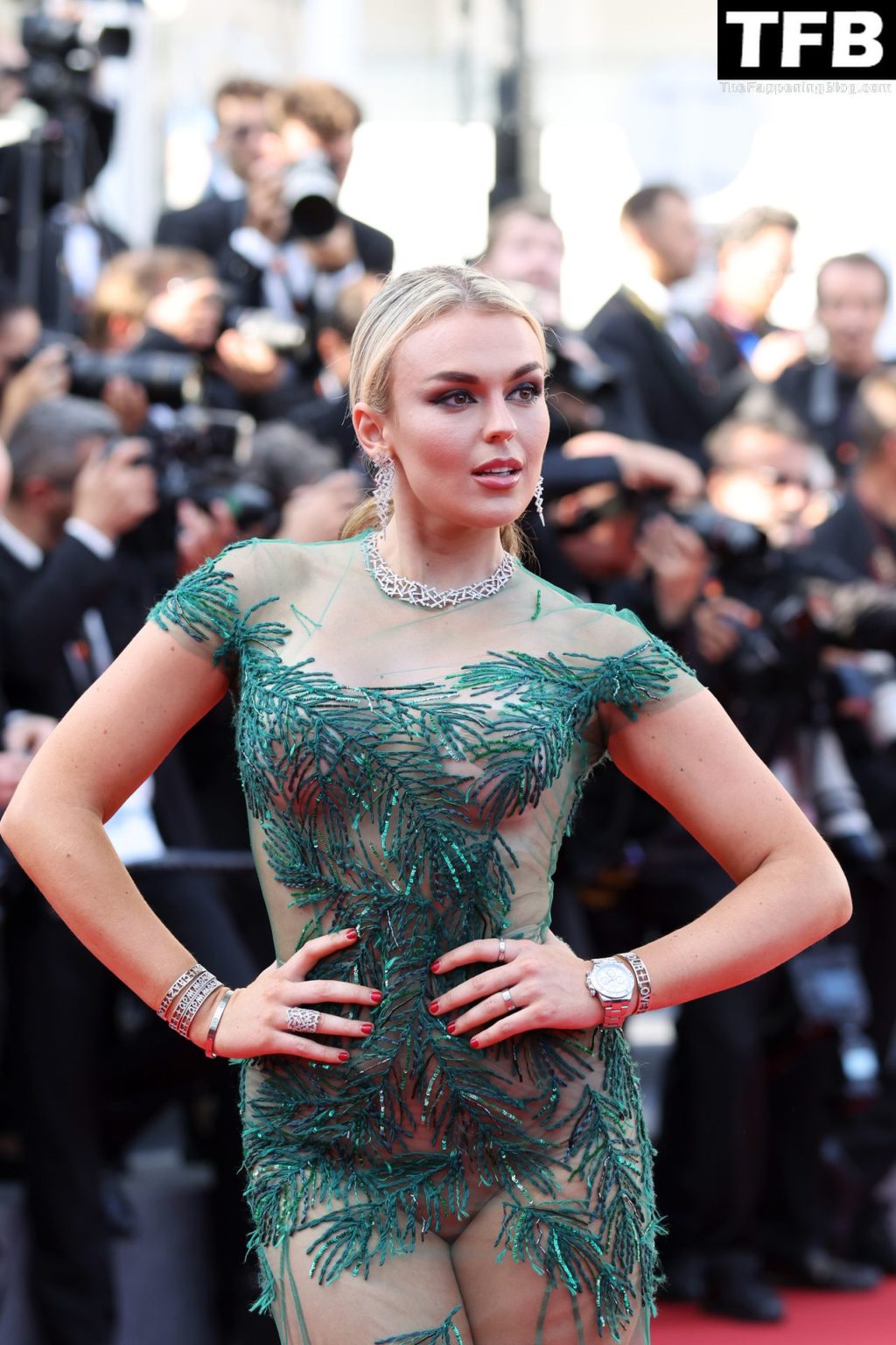 Tallia Storm Sexy The Fappening Blog 58 1024x1536 - Tallia Storm Looks Hot in a See-Through Dress at the Screening of “Armageddon Time” During the 75th Annual Cannes Film Festival (86 Photos)