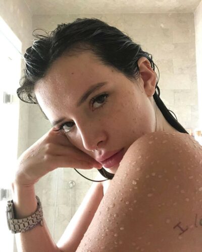 Bella Thorne Nude TheFappening.Pro 1 400x500 - Bella Thorne Nude in Shower (3 Photos + 2 Videos)