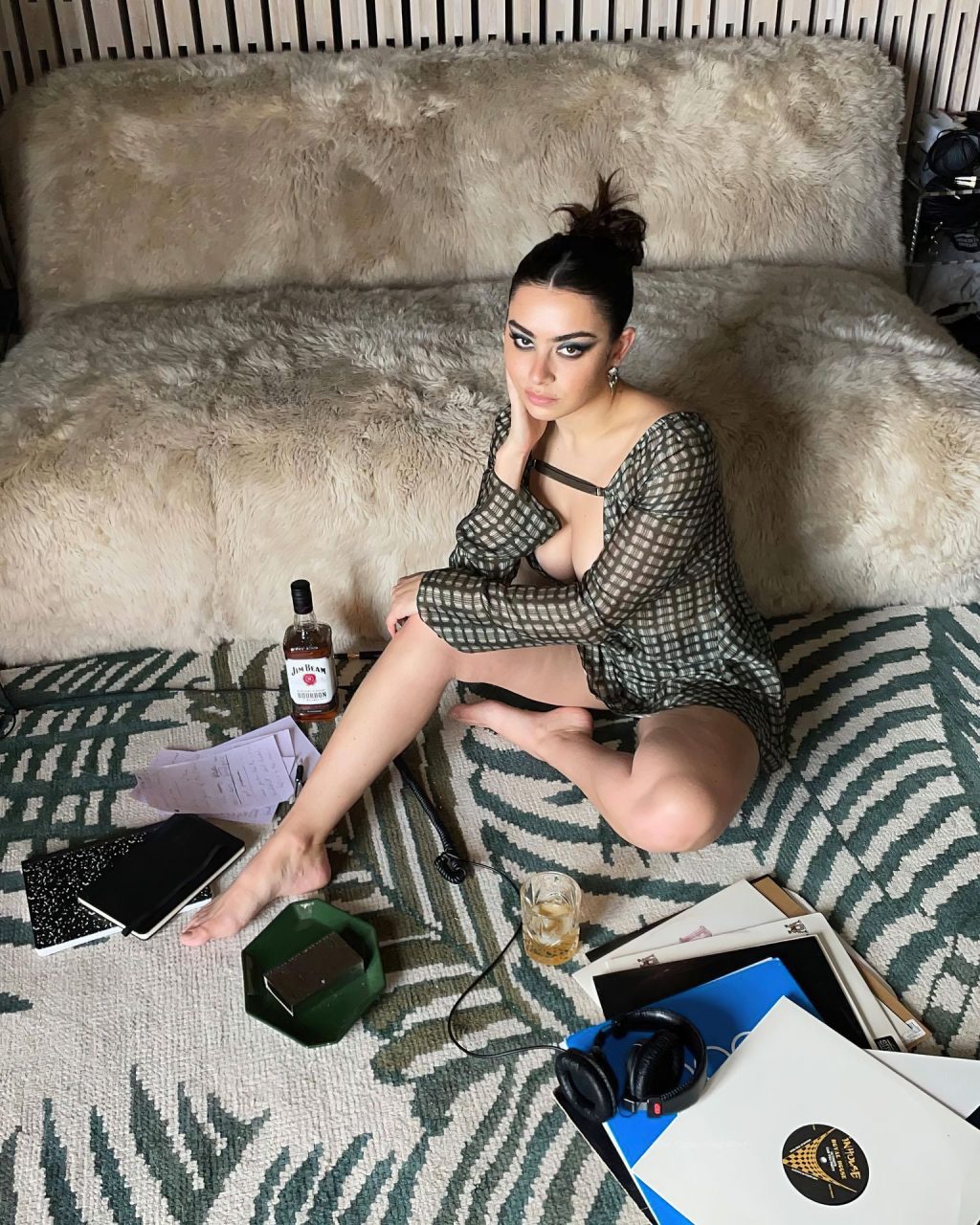Charli XCX Beautiful Legs and Boobs thefappeningblog.com  1024x1280 - Charli XCX See Through & Sexy (11 Photos)