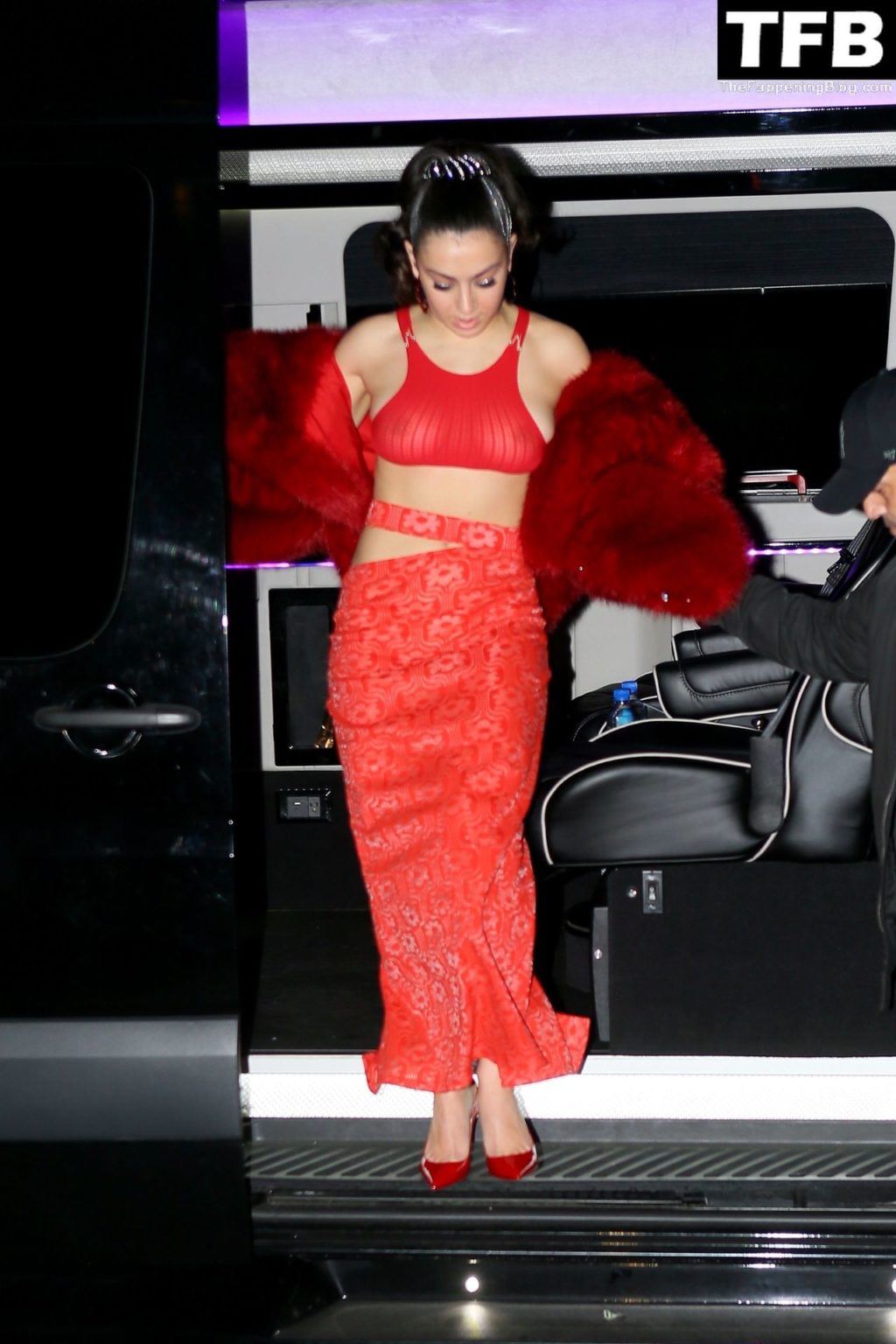 Charli XCX See Through Nude The Fappening Blog 7 1024x1536 - Braless Charli XCX Stuns in All Red Out in NYC (21 Photos)