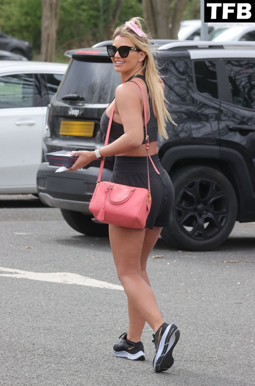 Christine McGuinness Sexy The Fappening Blog 10 2 - Leggy Christine McGuinness Exits Rehearsals and Filming From the Reality Show ‘The Games’ in London (39 Photos)