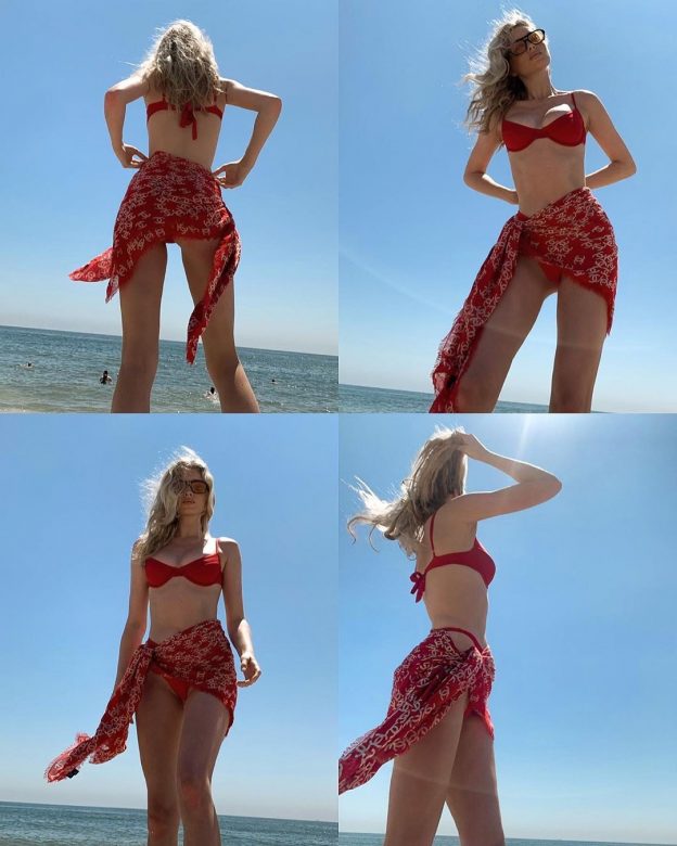 Elsa Hosk In A Scarlet Bikini TheFappening.Pro 3 624x780 - Elsa Hosk Topless (9 New Photos + Video)