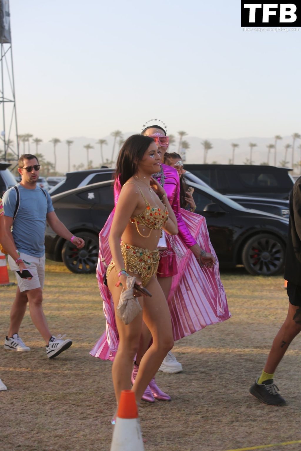 Holly Scarfone Sexy The Fappening Blog 7 2 1024x1536 - Holly Scarfone Takes Over Coachella in an Embellished Golden Bikini (31 Photos)