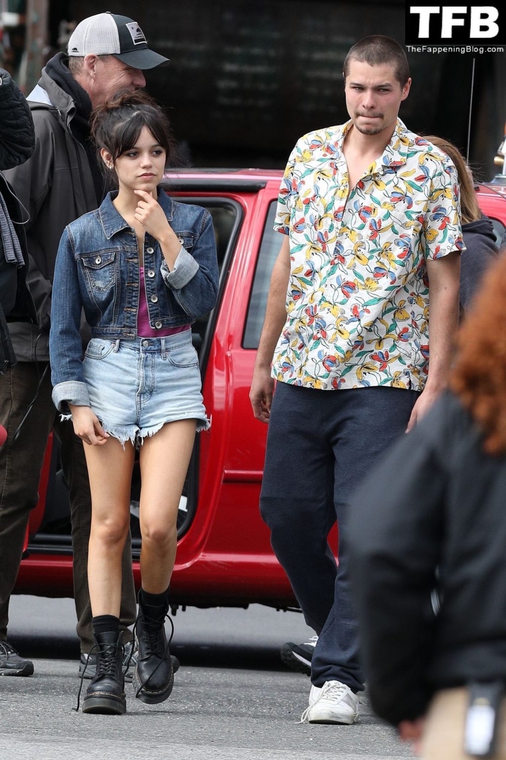 Jenna Ortega Sexy The Fappening Blog 7 1024x1536 - Leggy Jenna Ortega is Spotted in Short Shorts on the Set of “Finest Kind” (24 Photos)