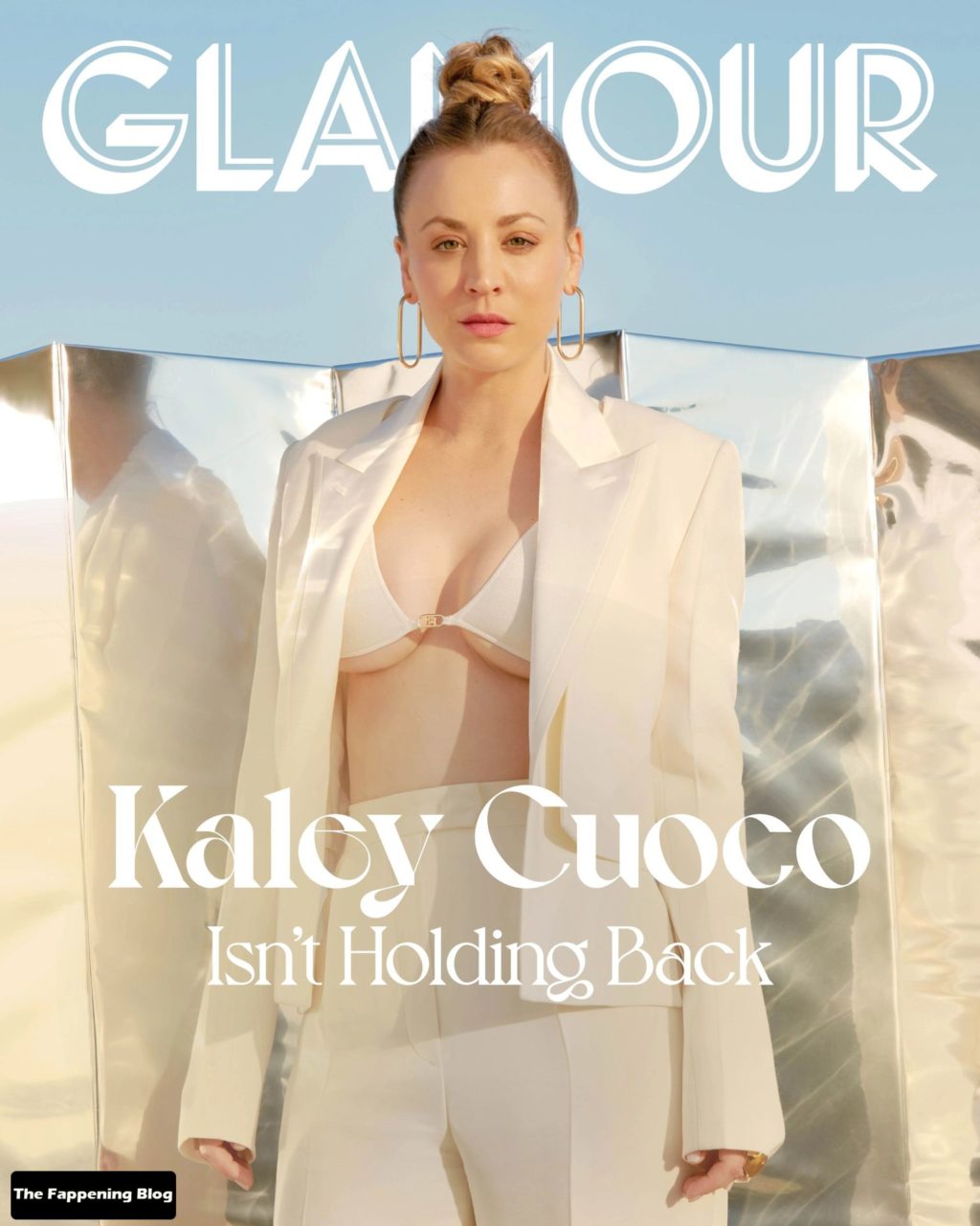 Kaley Cuoco Sexy Photoshoot 5 1 thefappeningblog.com  1024x1280 - Kaley Cuoco Sexy – Glamour Magazine April 2022 Issue (9 Photos)