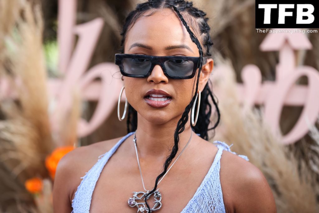 Karrueche Tran See Through Nudity The Fappening Blog 59 1024x683 - Karrueche Tran Shows Her Nude Tits as She Steps Out at Revolve Fest During Coachella (82 Photos)
