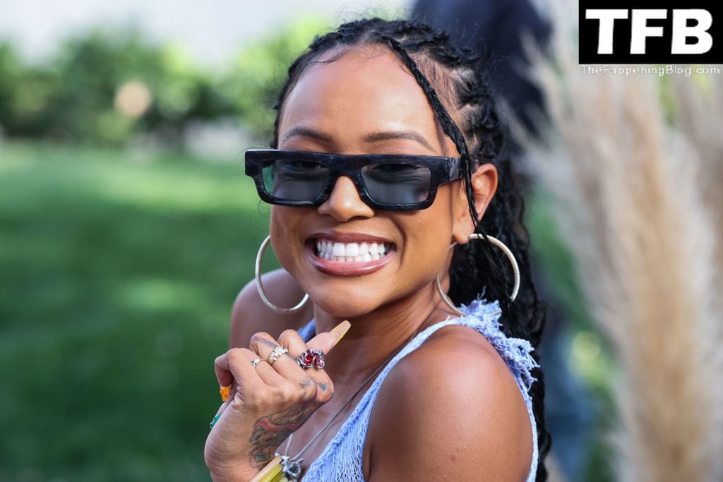 Karrueche Tran See Through Nudity The Fappening Blog 77 1024x683 - Karrueche Tran Shows Her Nude Tits as She Steps Out at Revolve Fest During Coachella (82 Photos)