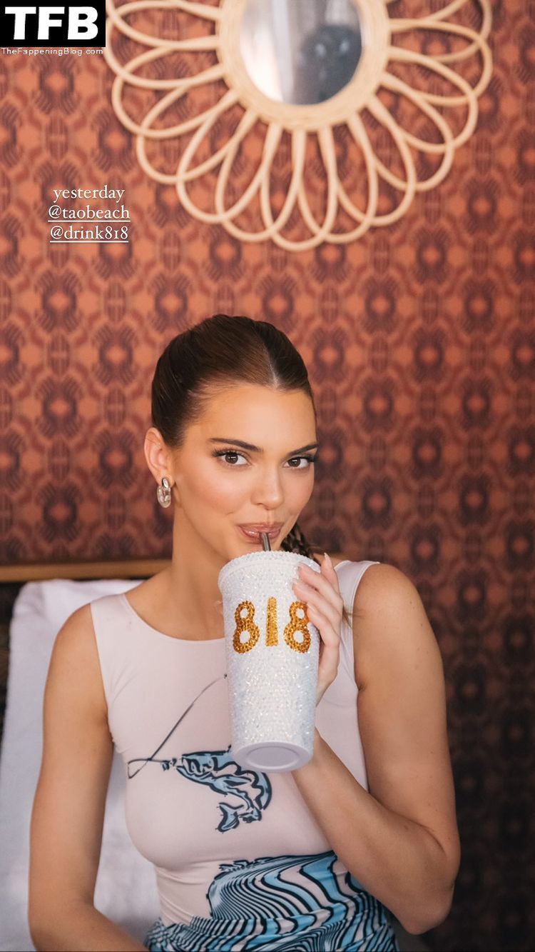 Kendall Jenner braless The Fappening Blog 2 - Kendall Jenner Shows Off Her Nude Tits (7 Photos + Video)