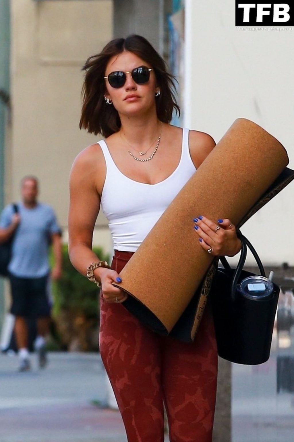Lucy Hale Sexy The Fappening Blog 1 2 1024x1536 - Lucy Hale Brings Her Own Mat to a Yoga Class in WeHo (12 Photos)