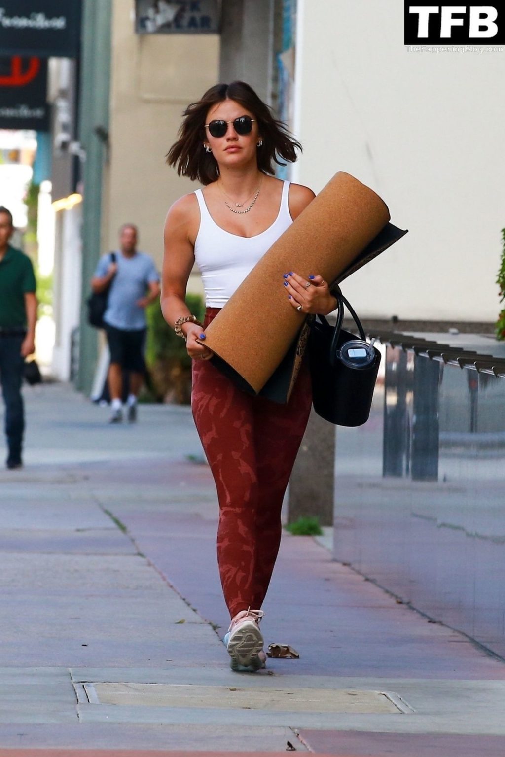 Lucy Hale Sexy The Fappening Blog 6 2 1024x1536 - Lucy Hale Brings Her Own Mat to a Yoga Class in WeHo (12 Photos)