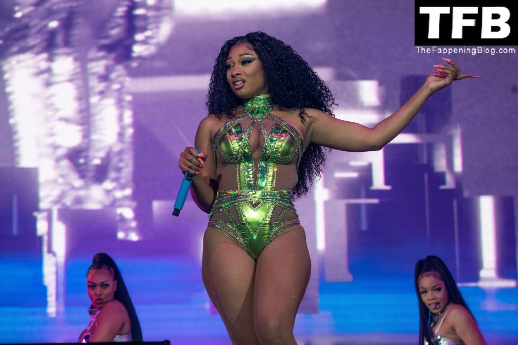 Megan Thee Stallion Sexy The Fappening Blog 17 1024x683 - Megan Thee Stallion Displays Her Curvy Body as She Performs at the Coachella Music & Arts Festival (27 Photos)