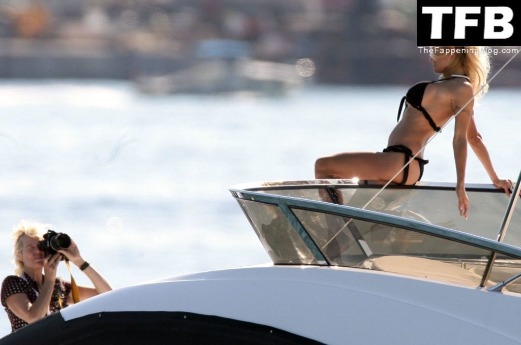 Pamela Anderson Topless Sexy The Fappening Blog 36 1024x679 - Pamela Anderson Poses Topless and in a Bikini on a Boat in Cannes (55 Photos)
