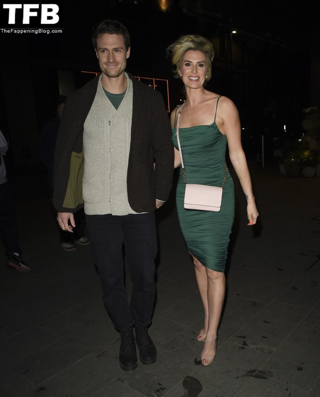 Sarah Jayne Dunn Sexy The Fappening Blog 1 1024x1270 - Sarah Jayne Dunn Looks Hot in a Green Dress Arriving at the Re-Launch of The Alchemist in Spinningfields (26 Photos)