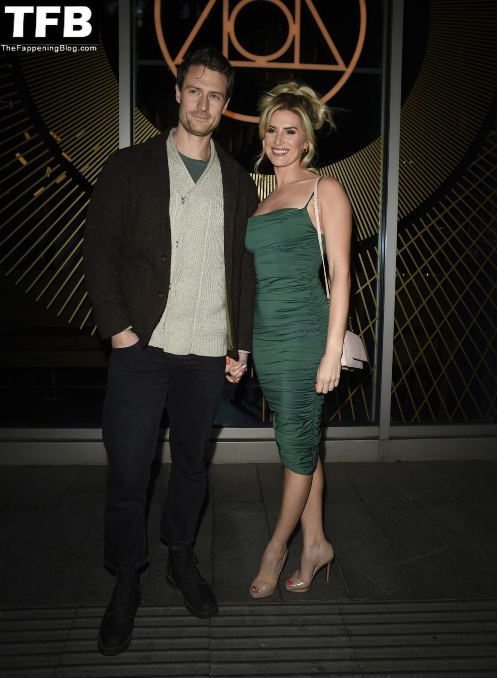 Sarah Jayne Dunn Sexy The Fappening Blog 11 1024x1396 - Sarah Jayne Dunn Looks Hot in a Green Dress Arriving at the Re-Launch of The Alchemist in Spinningfields (26 Photos)