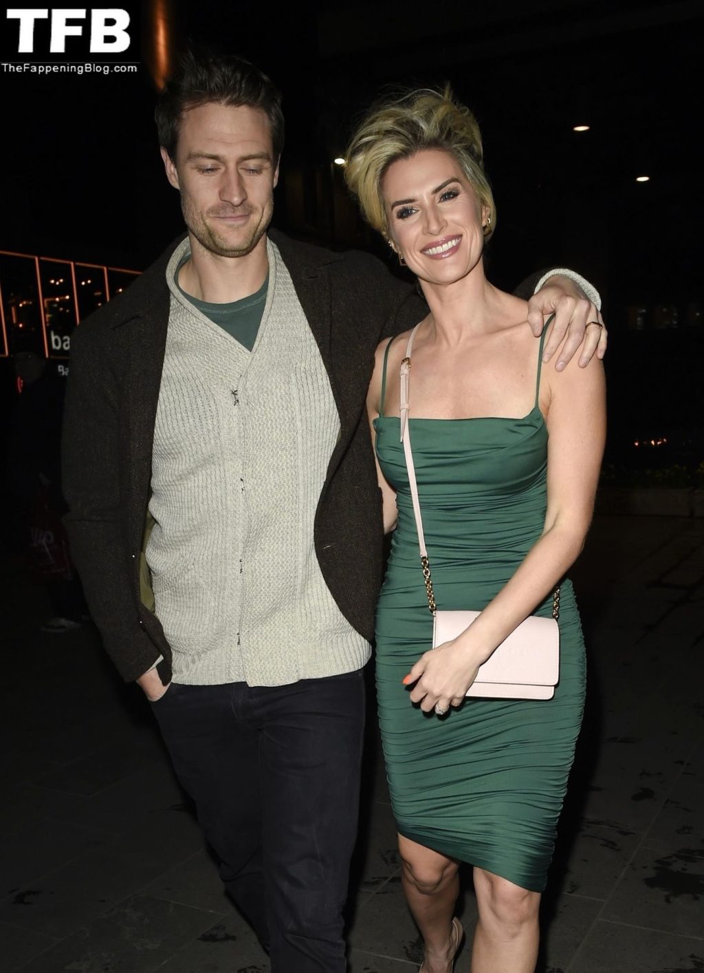 Sarah Jayne Dunn Sexy The Fappening Blog 13 1024x1414 - Sarah Jayne Dunn Looks Hot in a Green Dress Arriving at the Re-Launch of The Alchemist in Spinningfields (26 Photos)
