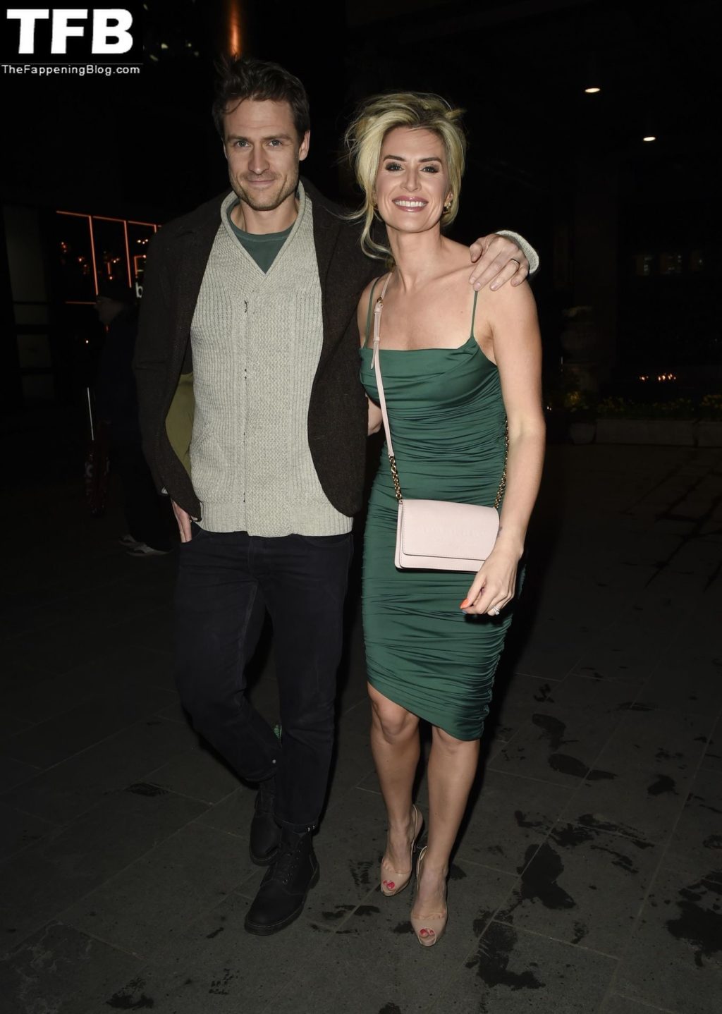 Sarah Jayne Dunn Sexy The Fappening Blog 3 1024x1438 - Sarah Jayne Dunn Looks Hot in a Green Dress Arriving at the Re-Launch of The Alchemist in Spinningfields (26 Photos)