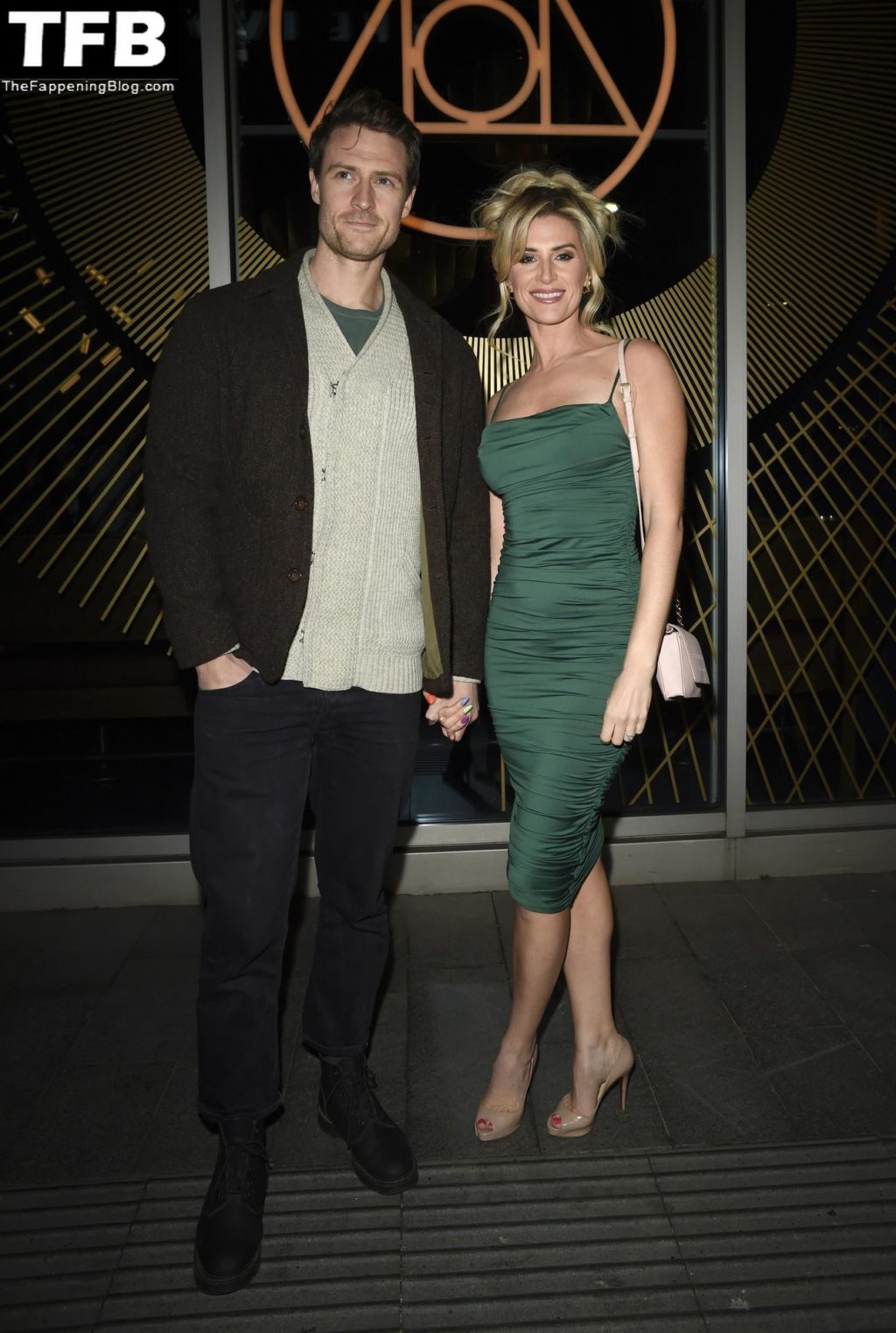 Sarah Jayne Dunn Sexy The Fappening Blog 9 1024x1523 - Sarah Jayne Dunn Looks Hot in a Green Dress Arriving at the Re-Launch of The Alchemist in Spinningfields (26 Photos)