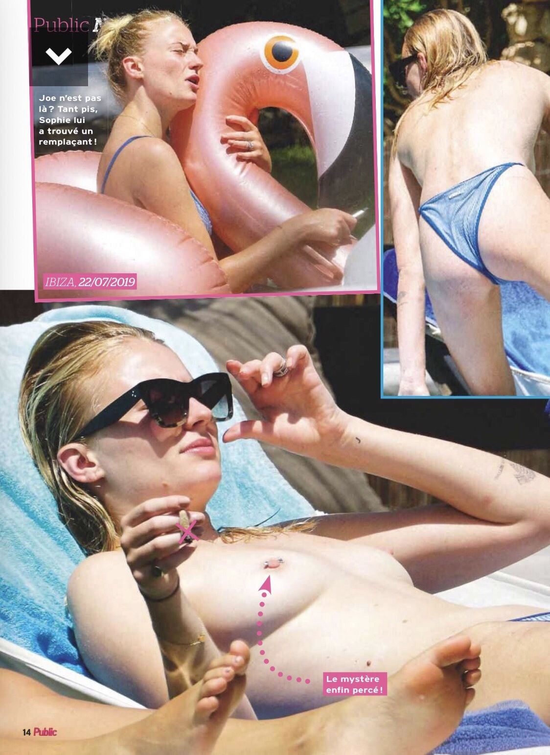 Sophie Turner Nude TheFappening.Pro 7 - Sophie Turner Topless in Public Magazine