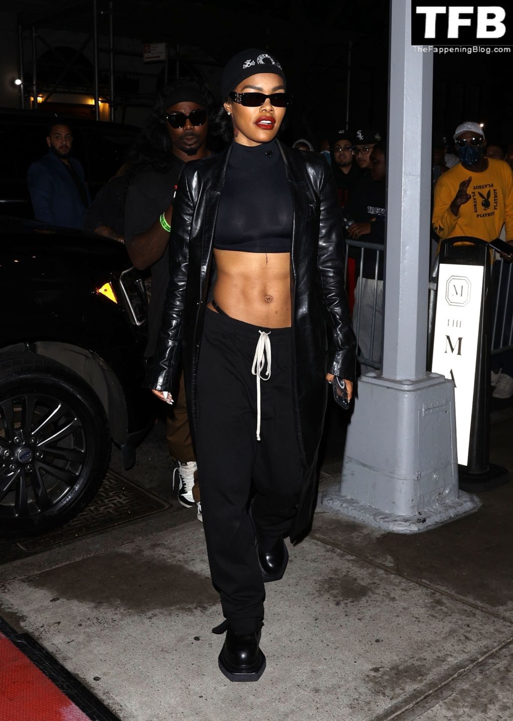 Teyana Taylor Sexy The Fappening Blog 7 1024x1438 - Teyana Taylor Shows Off Her Tits & 6 Pack as She Arrives at Her Hotel in NYC (17 Photos)