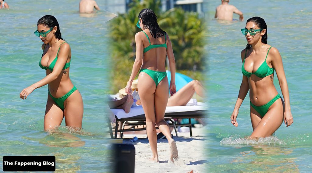 Chantel Jeffries Sexy Boobs and Ass on Beach 1 thefappeningblog.com  1024x568 - Chantel Jeffries Looks Hot in a Bikini on the Beach in Miami (24 Photos)
