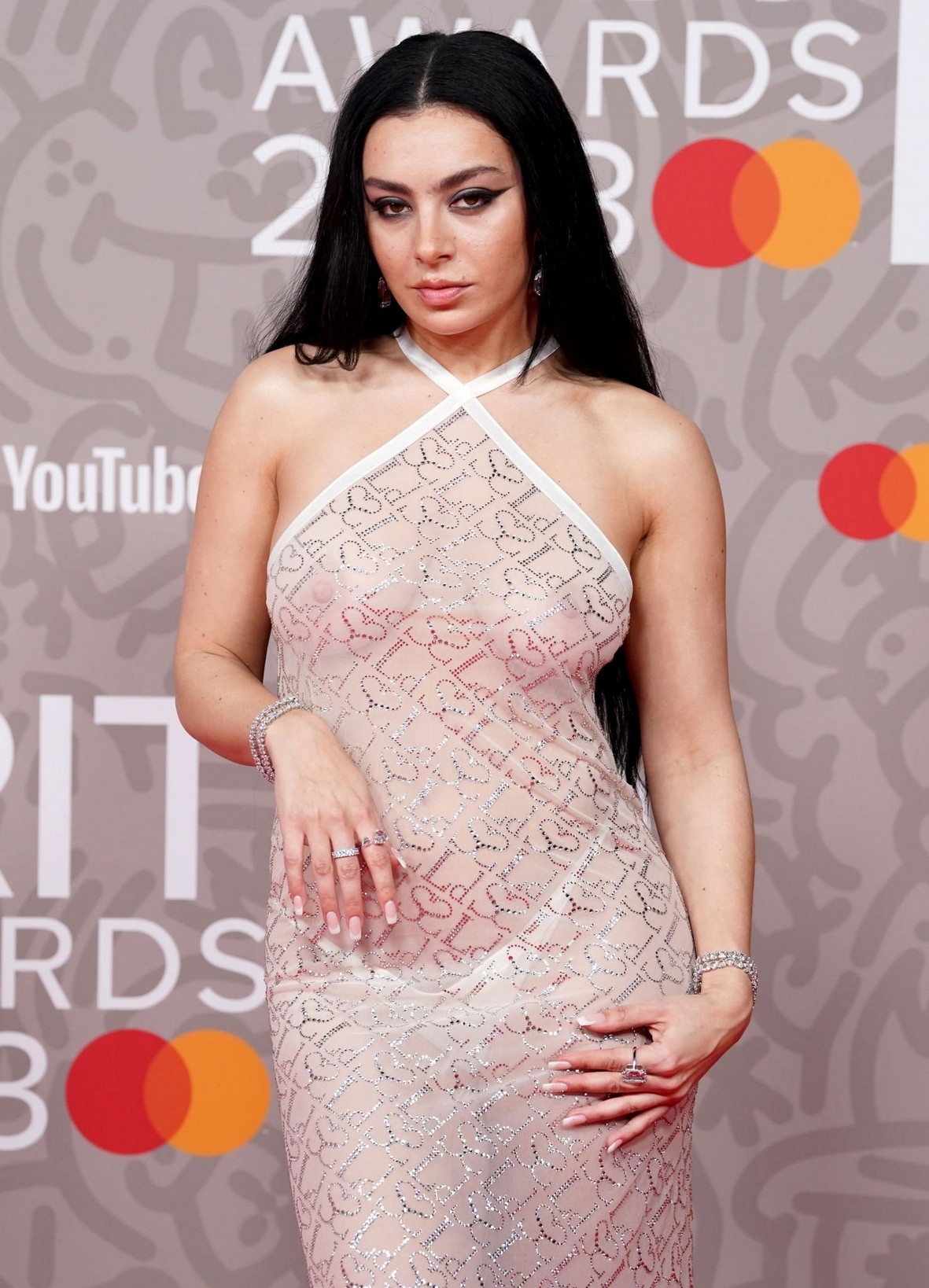 Charli XCX Tits TheFappening.Pro 6 - Charli XCX Exposed Tits In Ses Through Ludovic de Saint Sernin Dress (20 Photos)