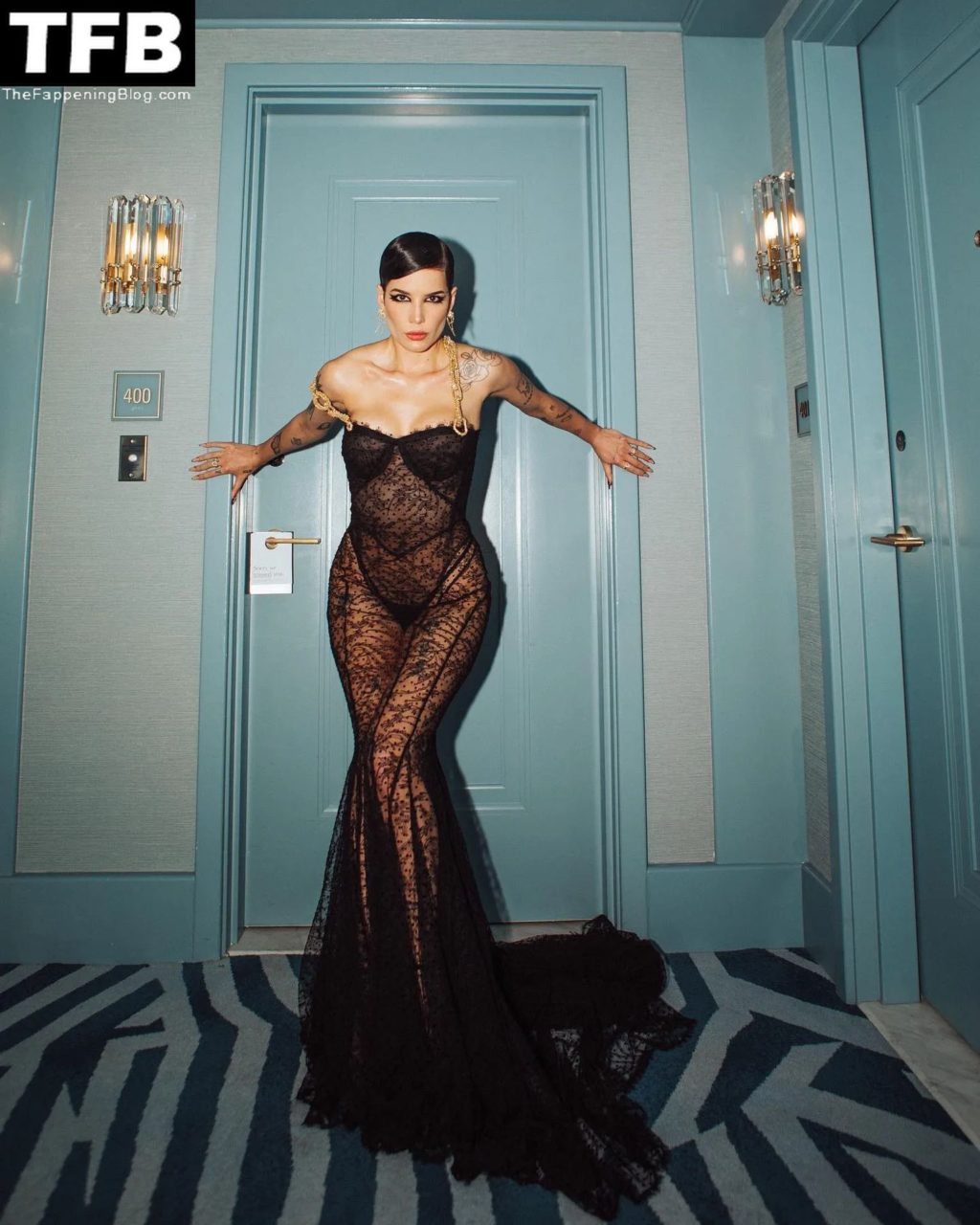 Halsey Sexy The Fappening Blog 11 1 1024x1280 - Halsey Looks Hot in a See-Through Dress at the 2022 Vanity Fair Oscar Party (11 Photos)