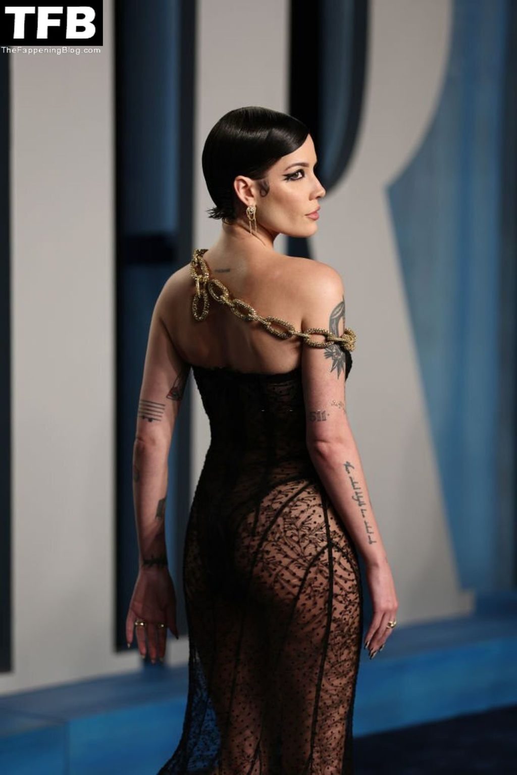Halsey Sexy The Fappening Blog 4 2 1024x1535 - Halsey Looks Hot in a See-Through Dress at the 2022 Vanity Fair Oscar Party (11 Photos)