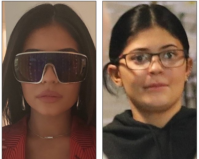 Kylie Jenner Sexy Nerd 1 - Kylie Jenner Sexy Casual Look (6 Photos)