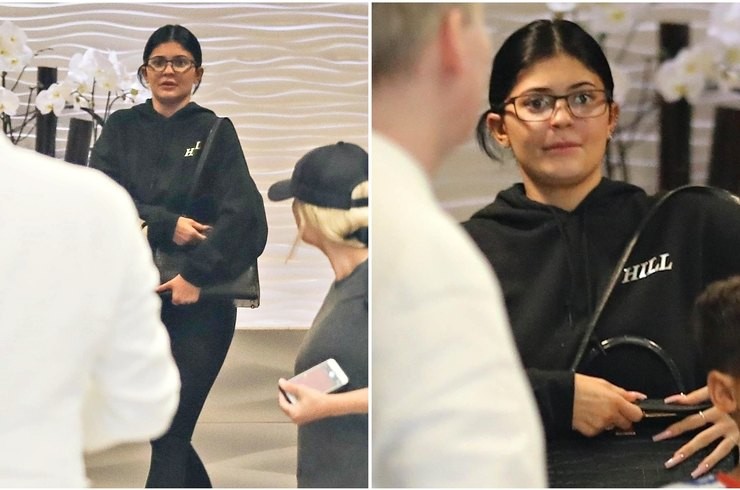 Kylie Jenner Sexy Nerd 2 - Kylie Jenner Sexy Casual Look (6 Photos)