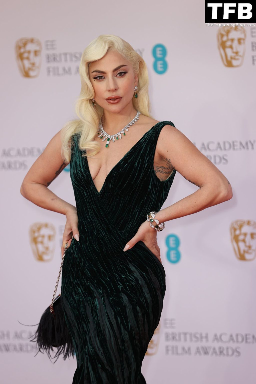 Lady Gaga Sexy The Fappening Blog 15 1024x1536 - Lady Gaga Flaunts Her Tits at the EE 75th British Academy Film Awards in London (43 Photos)