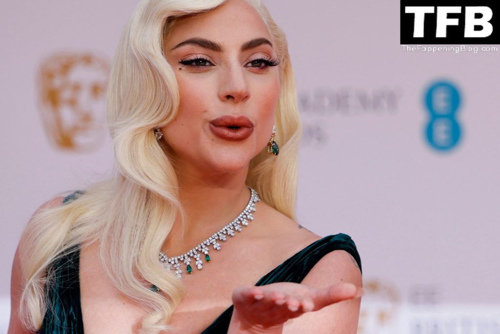 Lady Gaga Sexy The Fappening Blog 30 1024x683 - Lady Gaga Flaunts Her Tits at the EE 75th British Academy Film Awards in London (43 Photos)
