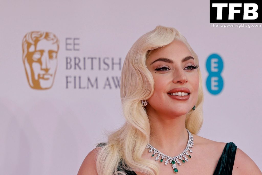 Lady Gaga Sexy The Fappening Blog 34 1024x683 - Lady Gaga Flaunts Her Tits at the EE 75th British Academy Film Awards in London (43 Photos)
