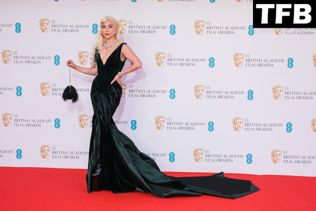 Lady Gaga Sexy The Fappening Blog 42 1024x683 - Lady Gaga Flaunts Her Tits at the EE 75th British Academy Film Awards in London (43 Photos)