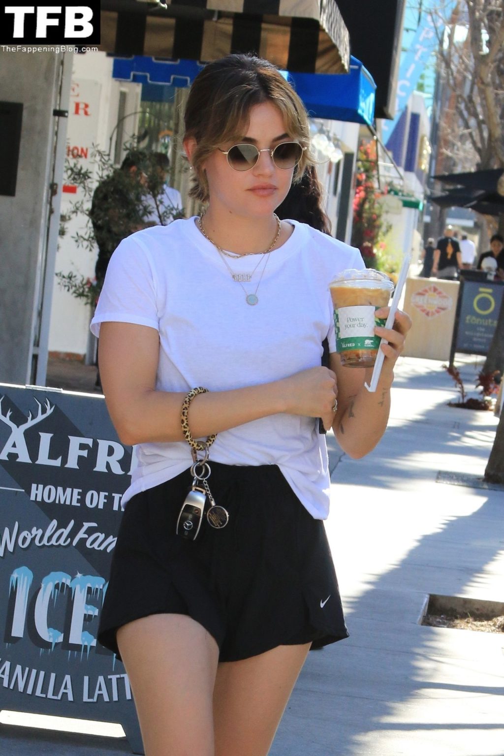 Lucy Hale Sexy The Fappening Blog 3 1 1024x1536 - Leggy Lucy Hale Gets Her Morning Coffee Fix at Alfred’s (14 Photos)