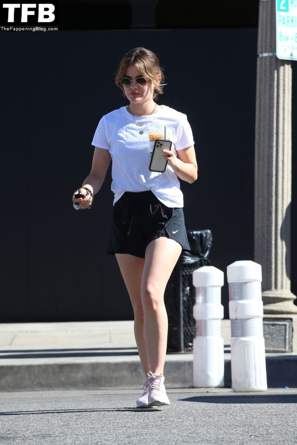 Lucy Hale Sexy The Fappening Blog 4 1 1024x1536 - Leggy Lucy Hale Gets Her Morning Coffee Fix at Alfred’s (14 Photos)