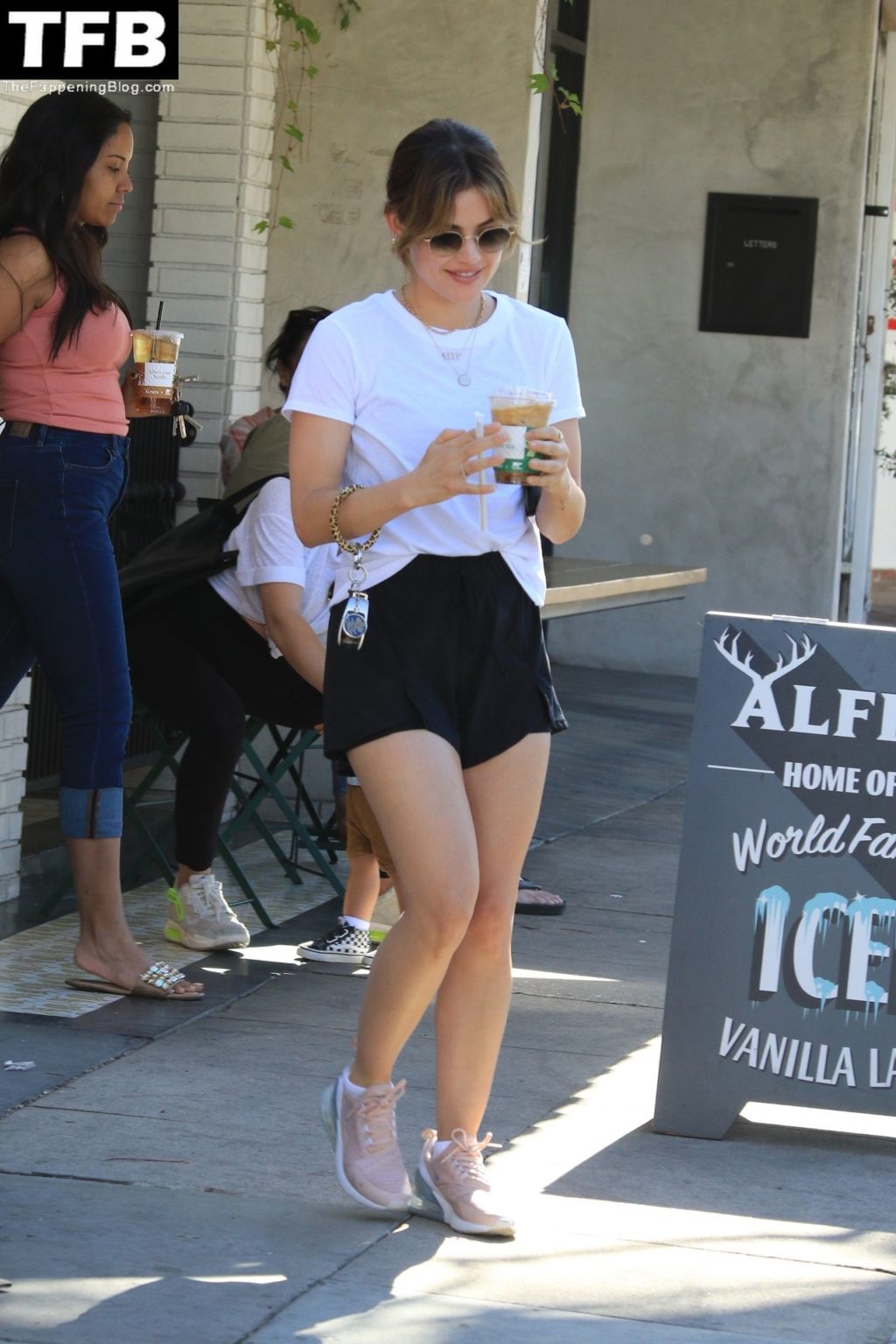 Lucy Hale Sexy The Fappening Blog 6 1 1024x1536 - Leggy Lucy Hale Gets Her Morning Coffee Fix at Alfred’s (14 Photos)