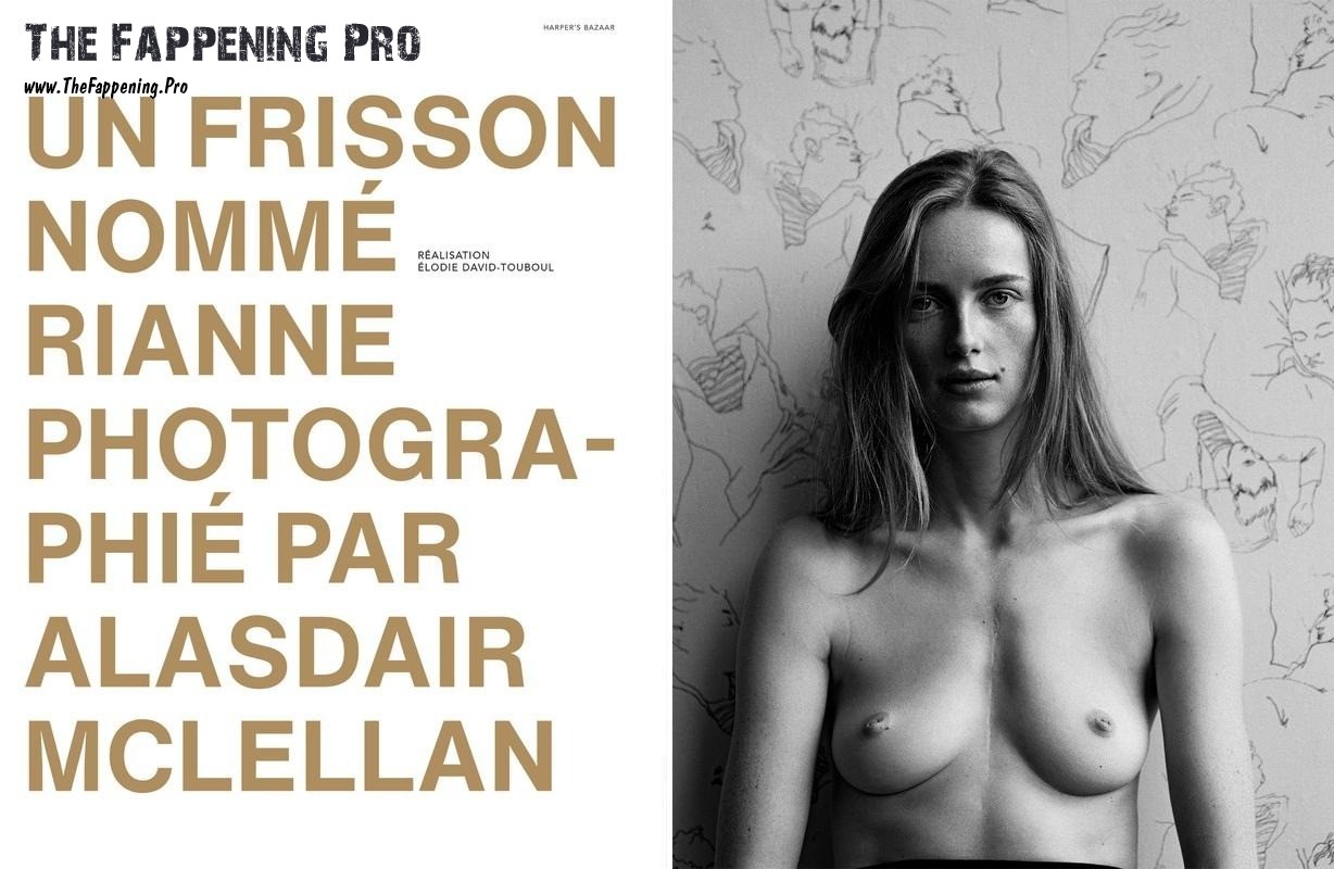Rianne van Rompaey Nude TheFappening.Pro 6 - Rianne van Rompaey Topless By Alasdair McLellan (7 Photos)