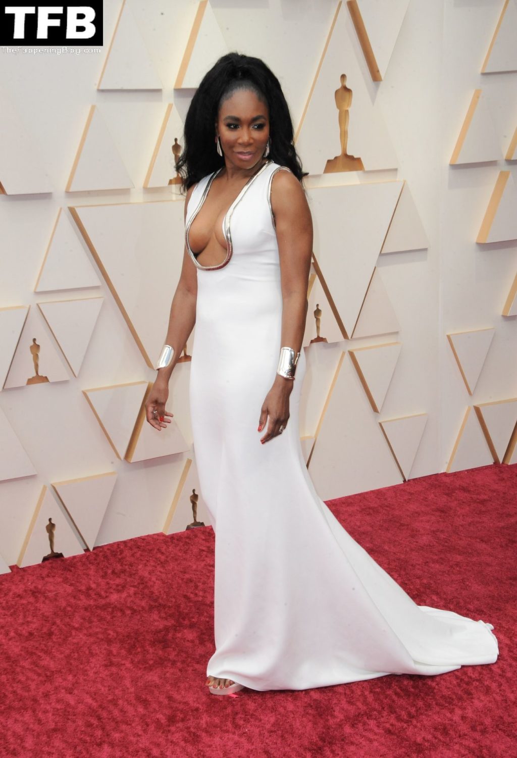 Venus Williams Sexy 5 thefappeningblog.com  1024x1501 - Venus Williams Shows Off Her Underboob at the 94th Annual Academy Awards (51 Photos)