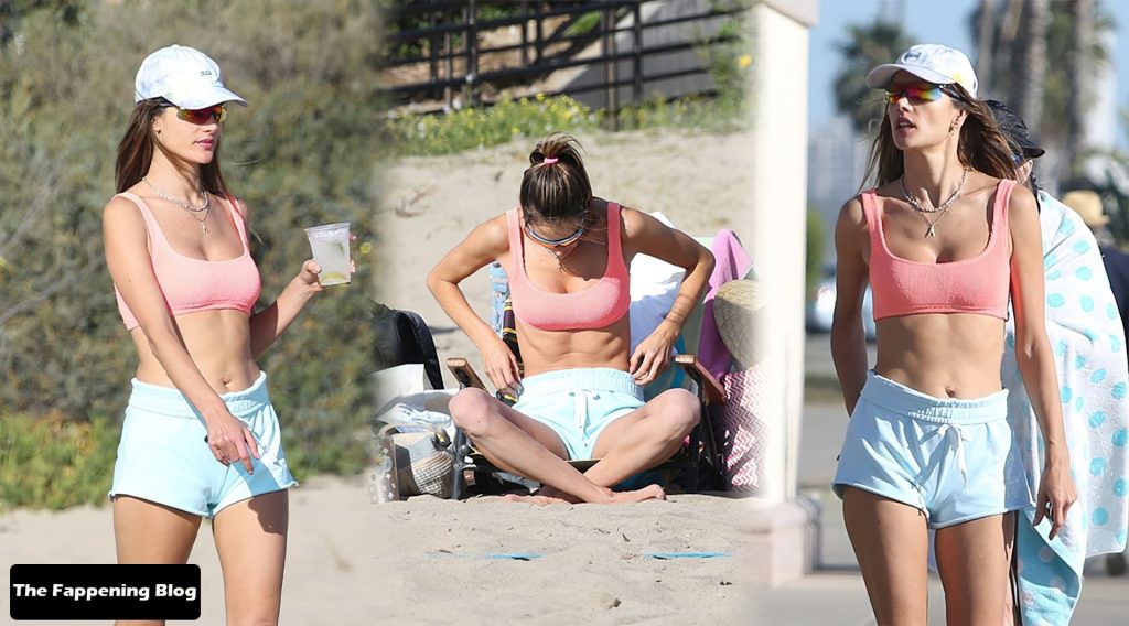 Alessandra Ambrosio Sexy Toned Body on Beach 1 thefappeningblog.com  1 1024x568 - Alessandra Ambrosio & Richard Lee Pack on the PDA During Saturday Fun at the Beach (109 Photos)