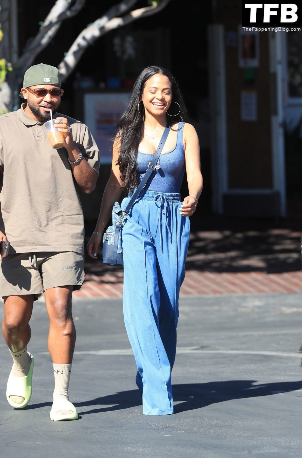 Christina Milian Sexy The Fappening Blog 23 1024x1551 - Christina Milian Glows in All Denim with BFF J Ryan La Cour (24 Photos)