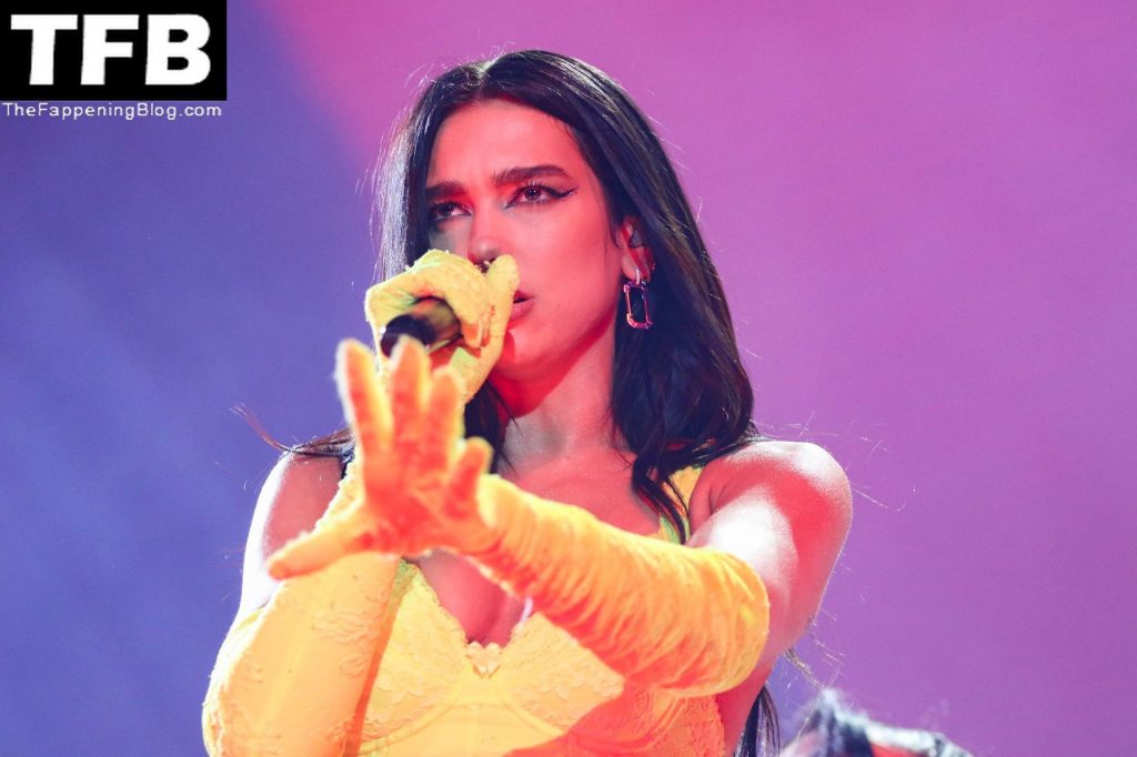 Dua Lipa Sexy The Fappening Blog 41 2 1024x682 - Dua Lipa Shows Off Her Sexy Body on Stage as She Performs During the Future Nostalgia Tour (97 Photos)