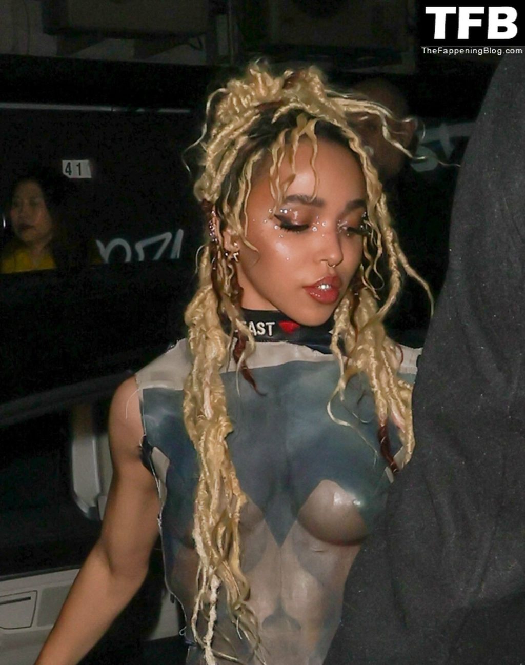 FKA Twigs Nude The Fappening Blog 12 1024x1297 - FKA Twigs Flashes Her Nude Tits & Legs the NME Awards in London (14 Photos)