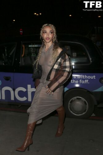 FKA Twigs See Through Nude Tits The Fappening Blog 1 1024x1536 333x500 - FKA Twigs Flashes Her Nude Tits in London (5 Photos)