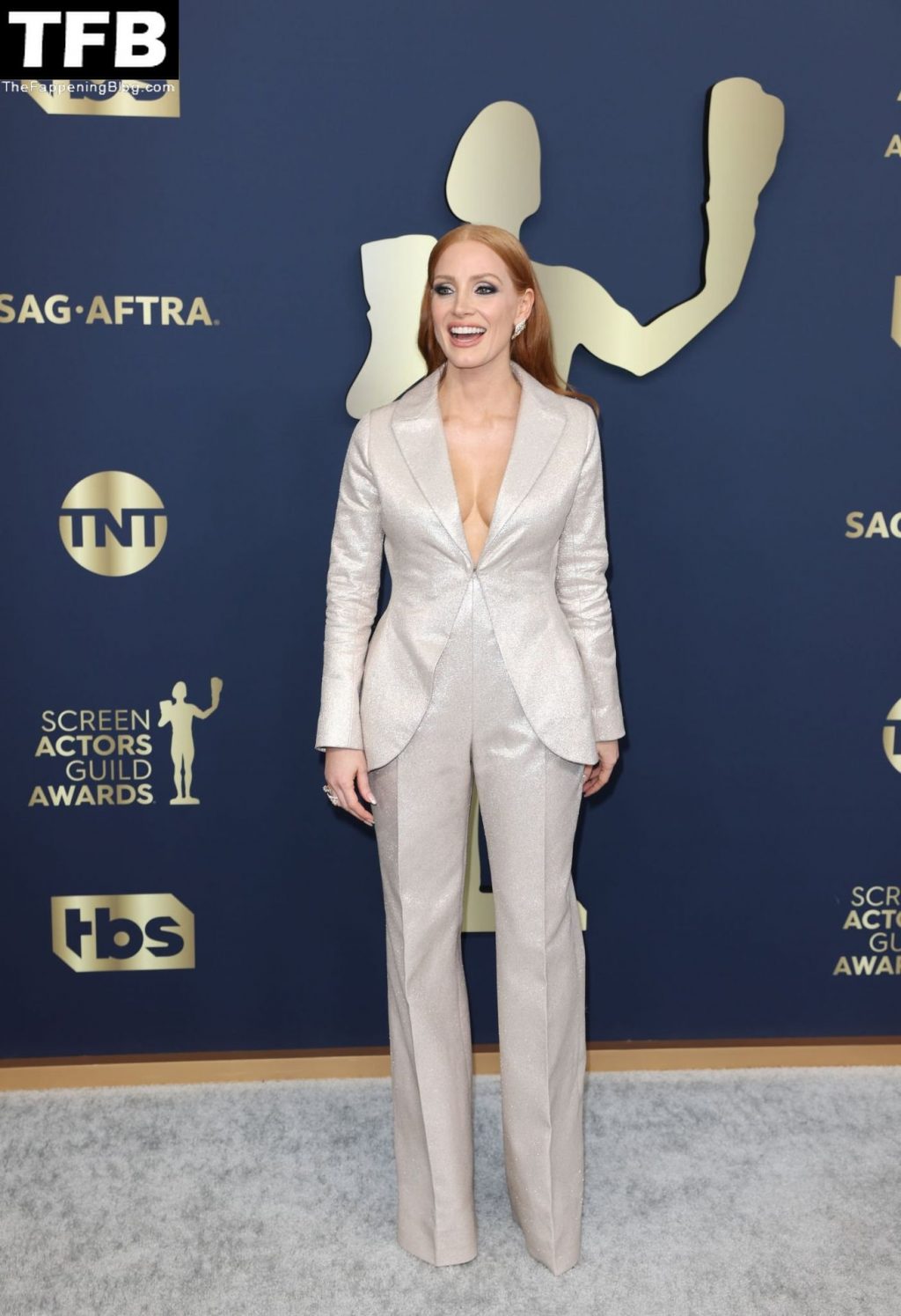 Jessica Chastain Sexy The Fappening Blog 57 1024x1495 - Jessica Chastain Displays Her Cleavage at the 28th Annual Screen Actors Guild Awards (157 Photos)