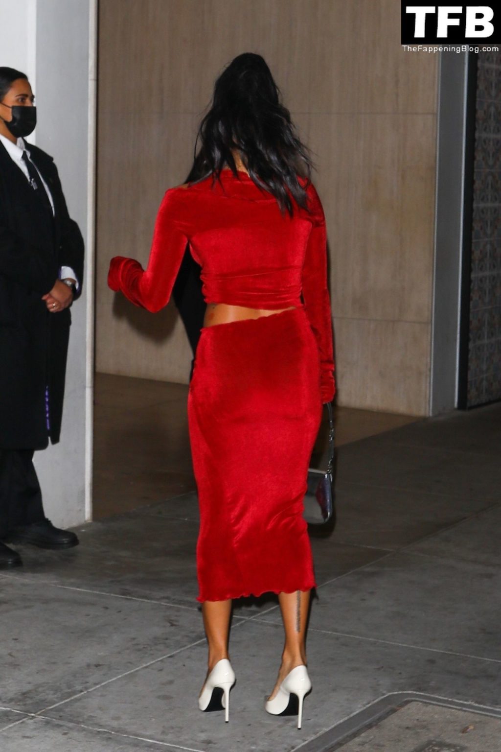 Karrueche Tran Sexy The Fappening Blog 46 1024x1536 - Karrueche Tran Shows Her Pokies in a Red Dress at The Hollywood Reporter’s Oscar Nominees Night (68 Photos)