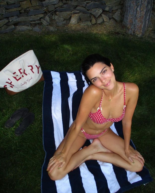 Kendall Jenner Cherry Bikini TheFappening.Pro 1 624x780 - Kendall Jenner In Black Pantyhose (8 Photos)