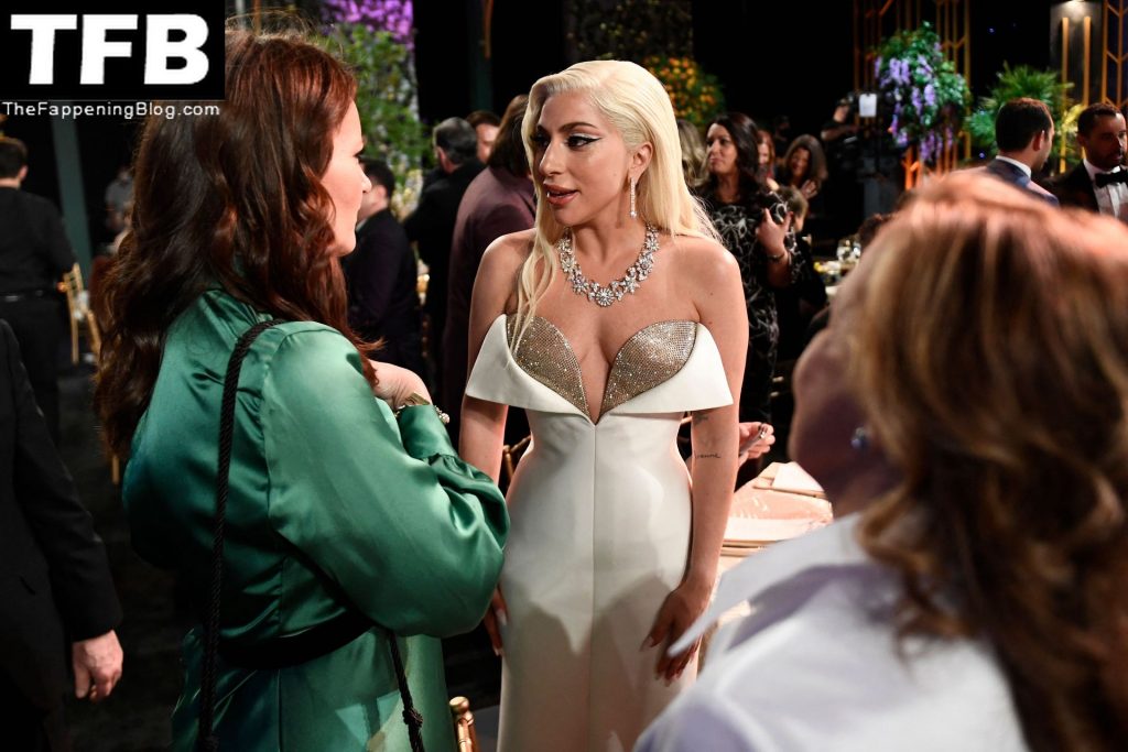 Lady Gaga Sexy The Fappening Blog 10 1024x683 - Lady Gaga Flaunts Her Tits at the 28th Annual Screen Actors Guild Awards (70 Photos)