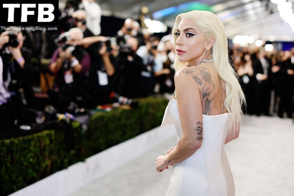 Lady Gaga Sexy The Fappening Blog 28 1024x683 - Lady Gaga Flaunts Her Tits at the 28th Annual Screen Actors Guild Awards (70 Photos)