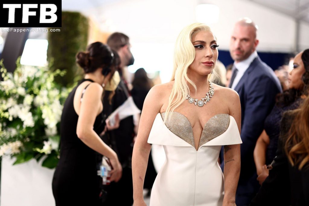 Lady Gaga Sexy The Fappening Blog 39 1024x683 - Lady Gaga Flaunts Her Tits at the 28th Annual Screen Actors Guild Awards (70 Photos)