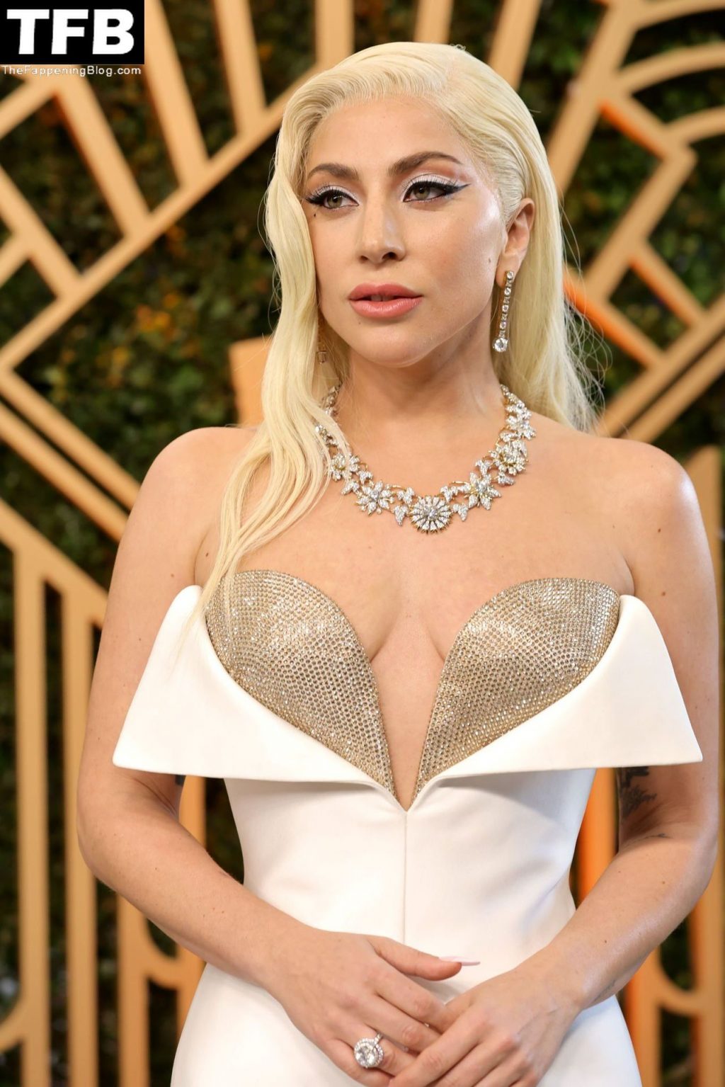 Lady Gaga Sexy The Fappening Blog 44 1024x1535 - Lady Gaga Flaunts Her Tits at the 28th Annual Screen Actors Guild Awards (70 Photos)